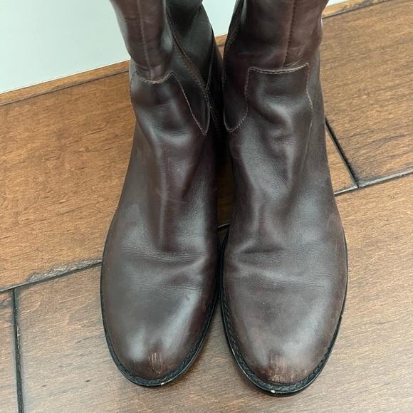 Ecco dark brown tall boots - Picture 3 of 5